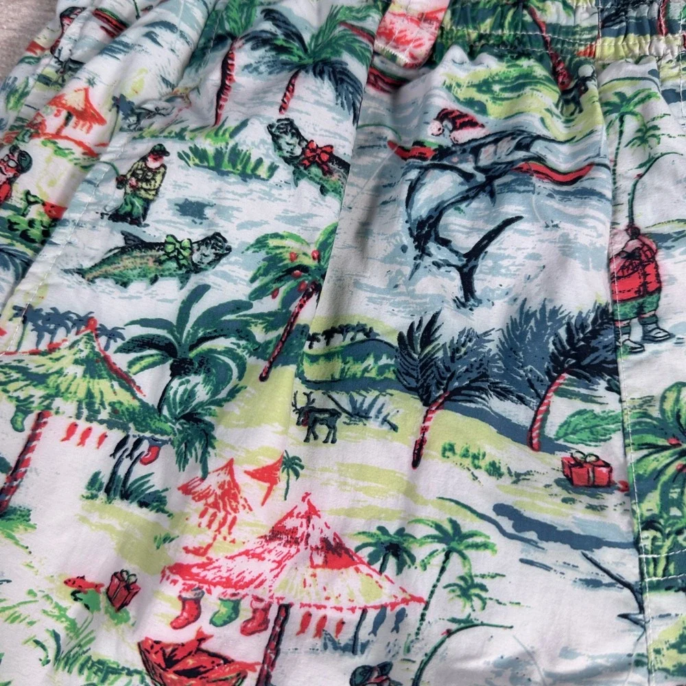 Columbia PFG Men's Swim Trunks Shorts Tropical Fish Print Elastic Waist Size S - Picture 14 of 16